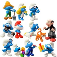De Smurfen Speelset van - 12 figuurtjes - speelfiguurtjes - met smurfin, Gargamel en vele anderen
