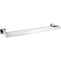 Omnires Nelson - Dubbele handdoekhouder, lengte 62 cm, chroom NL80226CR