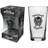 Motorhead Bierglas - England - voor Geen - transparant - Maat Standard