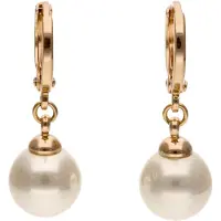 NAEMI Oorbellen goud / wit