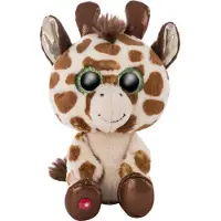 Nici glubschis pluchen knuffel giraffe halla, 15cm