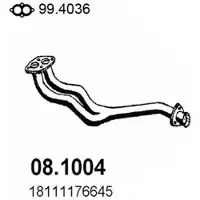 ASSO 08.1004 Voorpijp