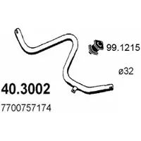 ASSO 40.3002 Voorpijp
