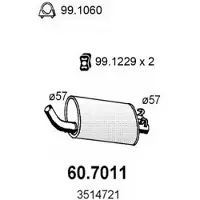 ASSO 60.7011 Einddemper