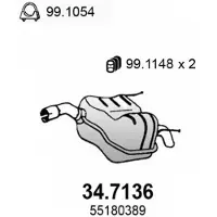 ASSO 34.7136 Einddemper