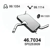 ASSO 46.7034 Einddemper