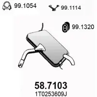 ASSO 58.7103 Einddemper