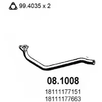 ASSO 08.1008 Voorpijp