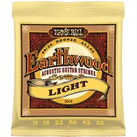 Ernie Ball Earthwood - Akoestische Gitaarsnaren - 80/20 Bronze - Light Gauge - 11-15-22w-30-42-52