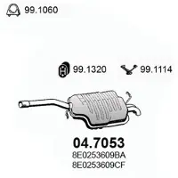 ASSO 04.7053 Einddemper