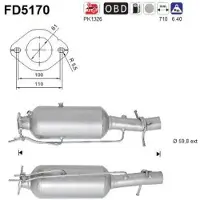 As FD5170 Roetfilter (DPF)