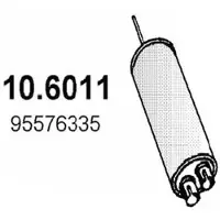 ASSO 10.6011 Uitlaat middendemper