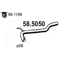 ASSO 58.5050 Voorpijp
