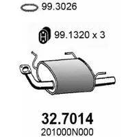 ASSO 32.7014 Einddemper