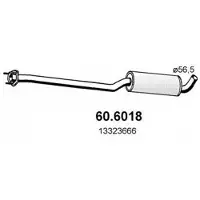 ASSO 60.6018 Uitlaat middendemper