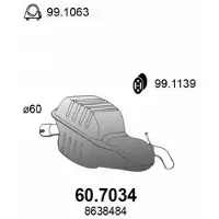 ASSO 60.7034 Einddemper