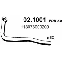 ASSO 02.1001 Voorpijp