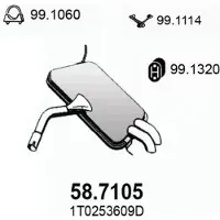 ASSO 58.7105 Einddemper