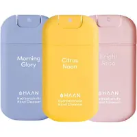 HAAN 3-Pack Mix Handspray Handverzorging Navulbaar 3x 30ml Morning Glory, Citrus Noon & Bright Rose