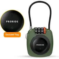 Proride Hangslot – Kofferslot 3-cijferig – Reisslot – Kabelslot - Cijferslot – Tag apart verkrijgbaar – Kofferslot – Skislot – Slot voor Reiskoffer – Groen