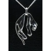 MOOYE ® - Collectie Zilveren Panter ketting hanger - groot