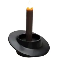 Vase the World Kandelaar Salto | XSmall | Zwart | Metaal | Ø14 x H6 cm