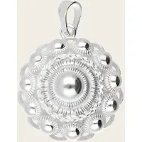 MOOYE ® - Collectie Zilveren Zeeuwse knop knoop 26 mm. ketting hanger