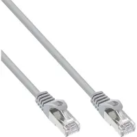 InLine cordon de raccordement - 25 cm - gris