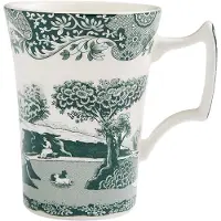 Spode Heritage Green Italian Mok 28 Cl Groen - Koffiekopjes Porselein White - HGI5123