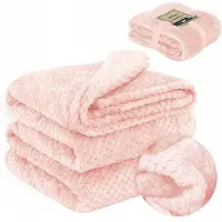 Domarex Zacht Roze Plaid 150x200cm - Woonplaid Bank & Bed