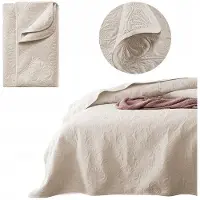 Room99 Narzuta Pikowana Leila 170x210 cm Kremowa - Elegante slaapkamerdecoratie