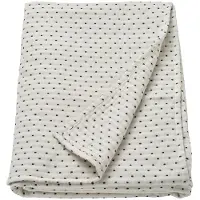 IKEA JAKOBSLILJA Plaid - Crème/Antraciet 150x250 cm