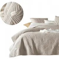 Room99 Luxe Velours Sprei 240x260 cm - Zacht & Stijlvol Beige
