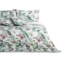 AmeliaHome Bloemenprint Dekbedovertrek 170x270 cm - Stijlvolle Huisdecoratie