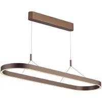Lucide LIANE - Hanglamp - LED Dimb. - CCT - 2x40W 2700K/4000K - Roest bruin | Vibes