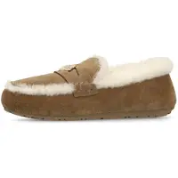 Manfield Huisschoenen lichtbruin