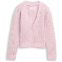 Tom Tailor Gebreid vest lichtblauw / goud / neonlila / rosa
