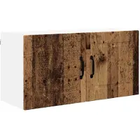 vidaXL Wandkast PORTO Oudhout 80 x 31 x 40 cm Bewerkt hout