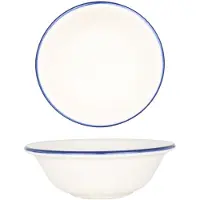 Bonna Kommetje linea blue porselein 16 cm (400cc) set van 6
