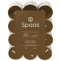 Spaas geurtheelichten blokverpakking x24 4,5u - warm wonder