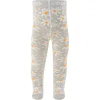 Ewers Kindermaillot Lichtgrijs met Witte Bloemen-98/104