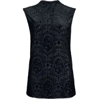 Punk Rave - Gothic Tanktop - Goth Vest - S-M tot XXL-3XL - voor Mannen - zwart - Maat S-M
