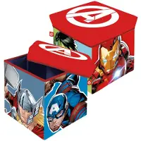 MCU 30x30x30 Cm Avengers Kruk/container Rood
