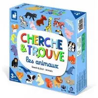 Janod - Spel - Zoek-en-vind - Dieren