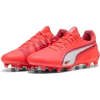 Puma Voetbalschoen 'King Ultimate' kersrood / lichtrood / wit