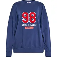 Mymo Sweatshirt marine / rood / wit