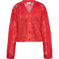Mymo Gebreid vest rood