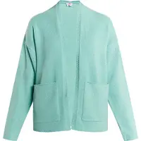 Mymo Gebreid vest 'Biany' aqua