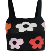 Mymo Top gemengde kleuren / zwart