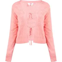 Mymo Gebreid vest pink